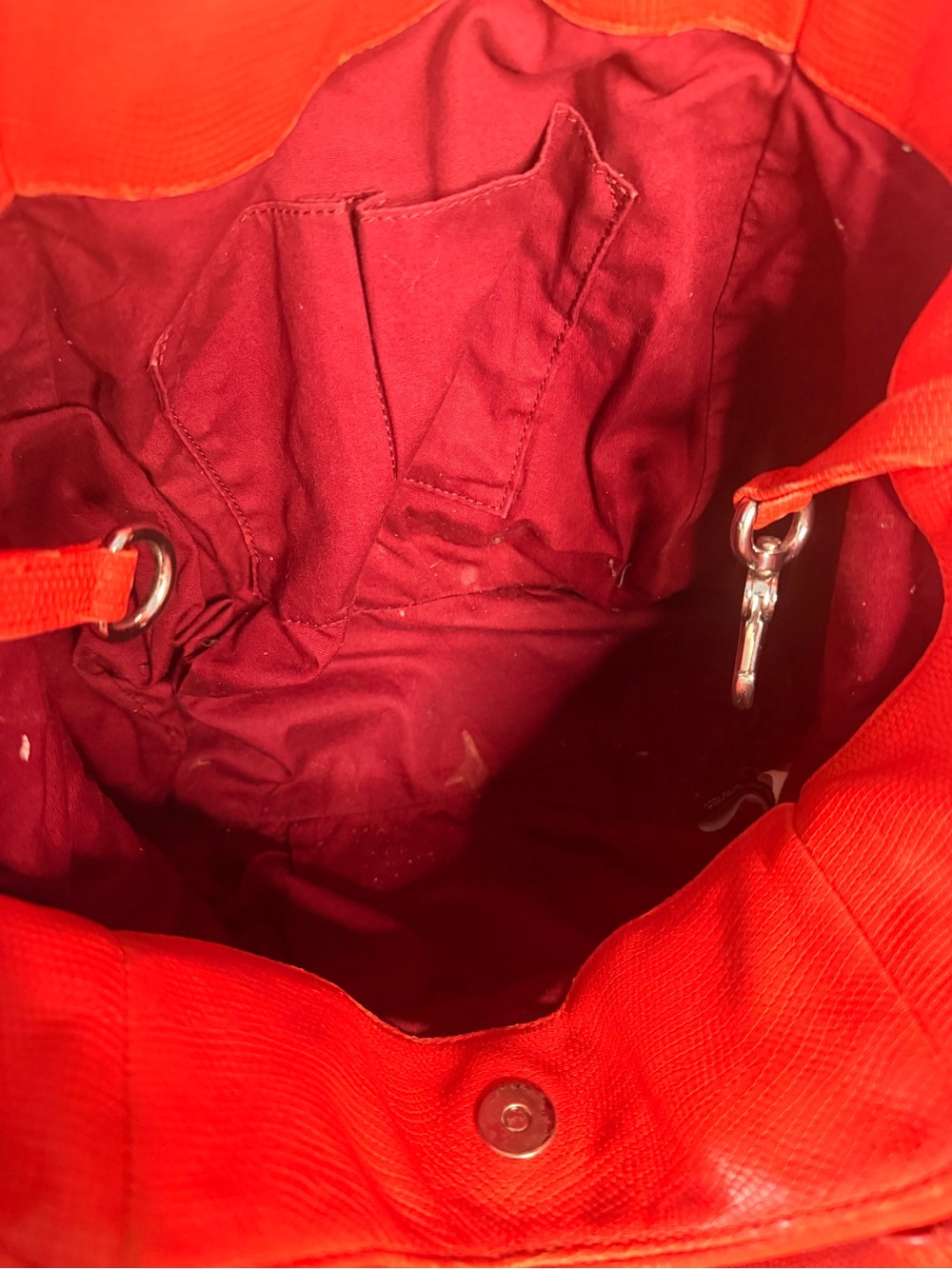 Marc Jacobs Red Leather Handbag - Picture 8 of 11